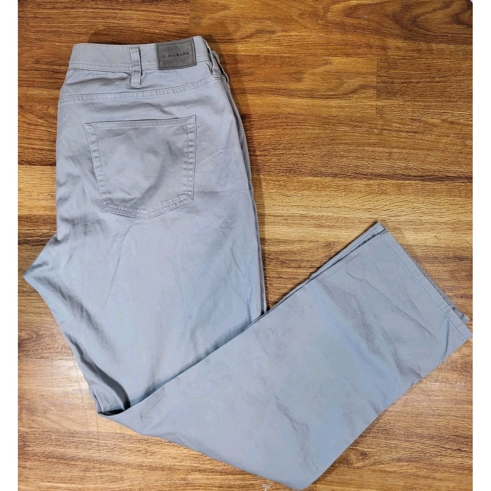 J‎ Hilburn Gray Chino Pants Size 40 Dress Pants